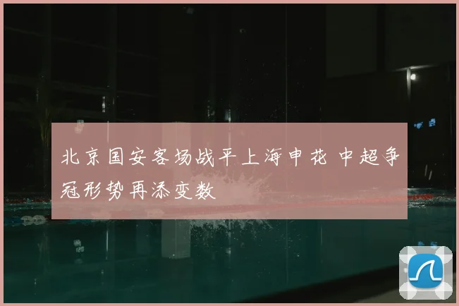 北京国安客场战平上海申花 中超争冠形势再添变数