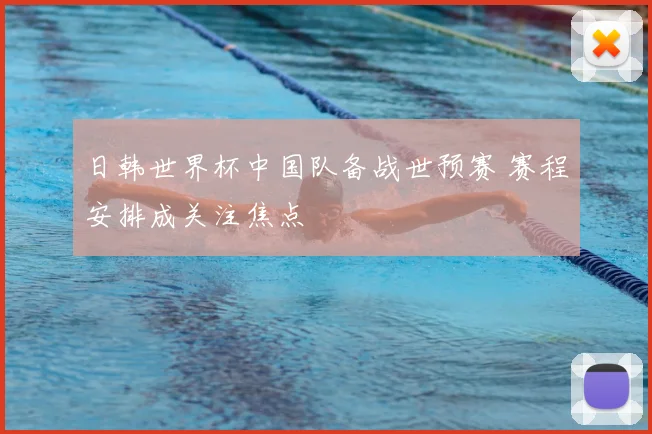 日韩世界杯中国队备战世预赛 赛程安排成关注焦点
